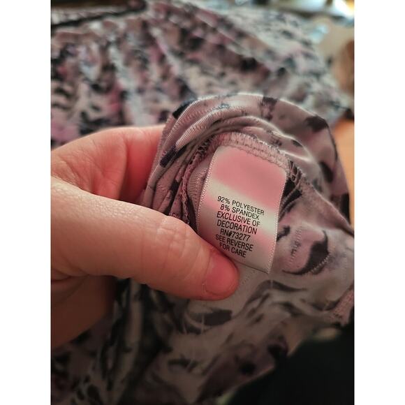 Croft & Barrow Gray Floral Artsy Textured Long Sleeve Boho Top Womans Size 3X - Picture 4 of 4